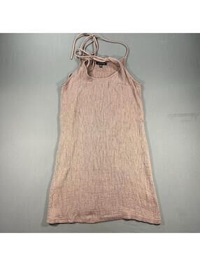 Kendall & Kylie Mini Dress Copper Tie Strap Sleeveless Party Dress Womens Medium